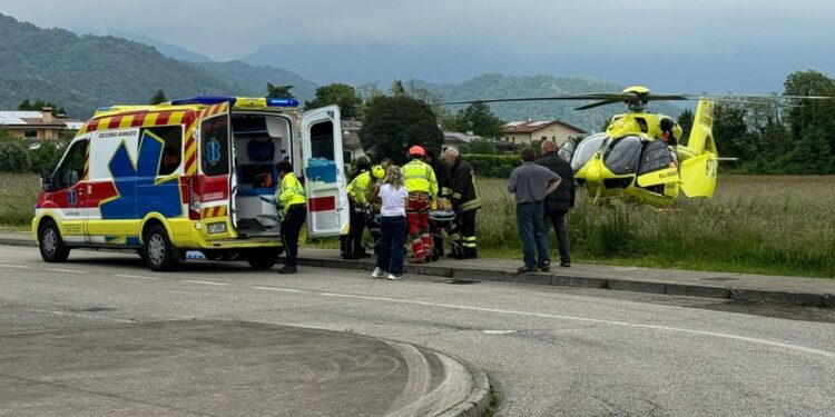 L'incidente sul lavoro durante lo smontaggio delle strutture