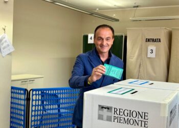 Il presidente di Regione Piemonte e candidato del centrodestra