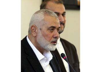 Il leader di Hamas dopo gli attacchi israeliani a Nuseirat