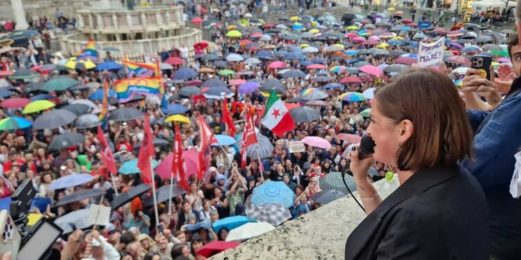 La sindaca: 'Perugia sei il mio amore'