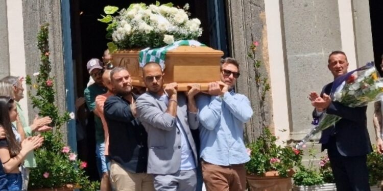 A Bassano Romano il funerale di Giorgio Calcagni