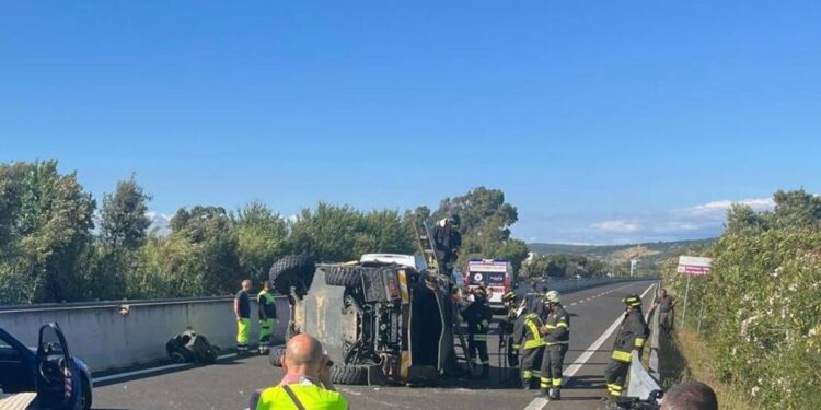 Incidente stradale nell'Oristanese