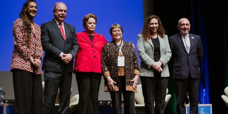 Conferenza con Bachelet e Rousseff a Rio in vista del G20