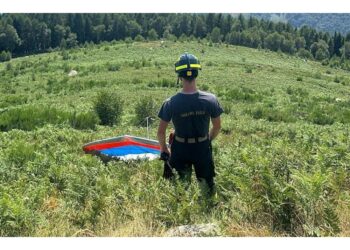 L'incidente in Alto Lario subito dopo la partenza