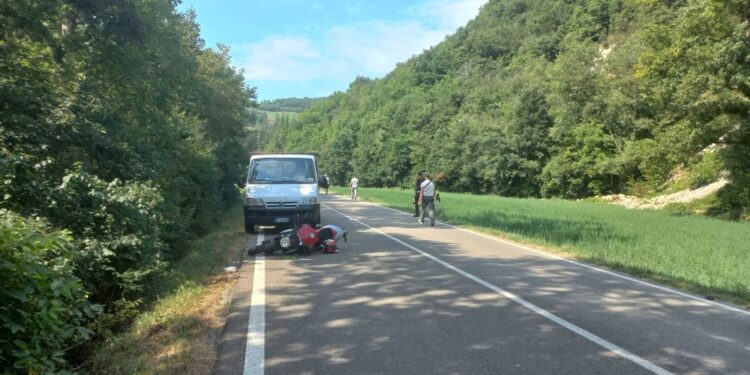 Lo schianto sull'Appennino reggiano