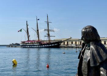 L'antico veliero visitabile fino a domenica 22 luglio