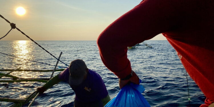 Nel Golfo di Manila