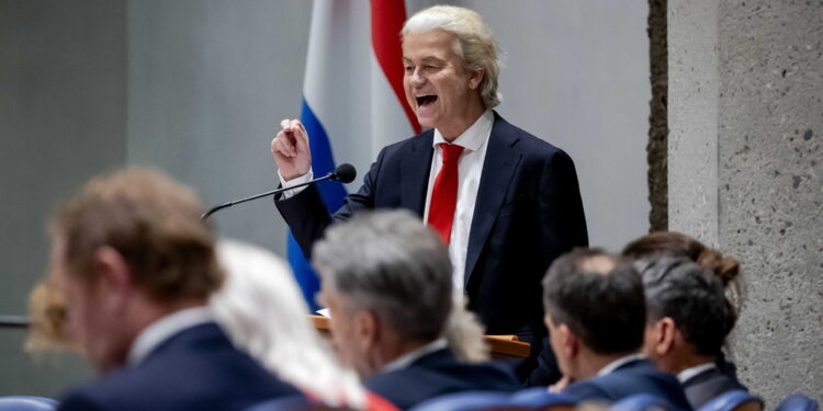 L'annuncio del leader della destra olandese