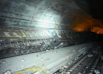 Il treno merci dopo l'incidente dell'agosto  2023 (©SBB CFF FFS)