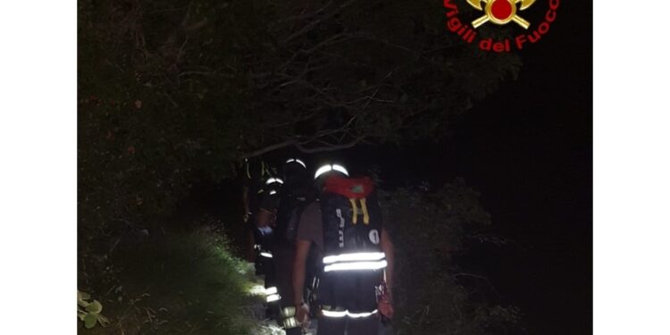 Era in burrone sotto il sentiero. Non era tornato al rifugio