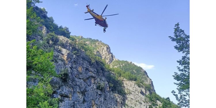 Incidente stamani nel territorio di Canale d'Agordo