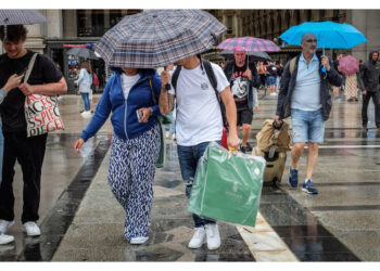 Previsti fino a 10 gradi in meno