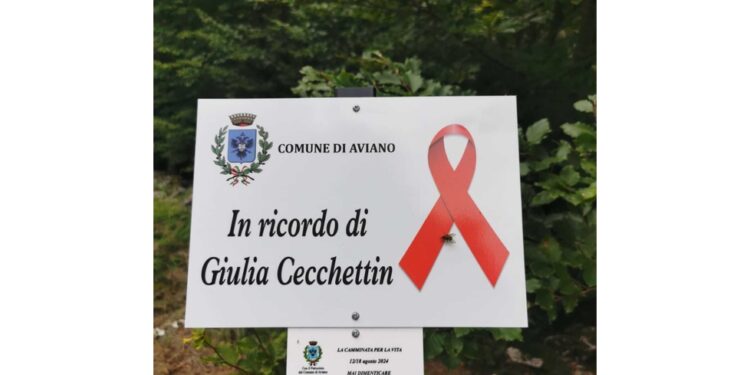 Stamani una cerimonia dove venne trovato il corpo di Giulia