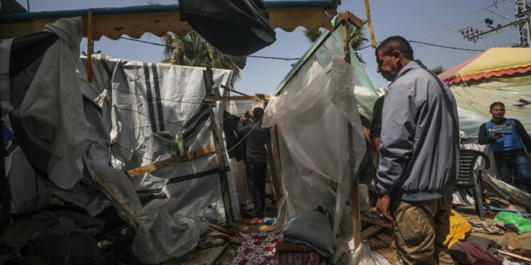 Nel centro della Striscia di Gaza