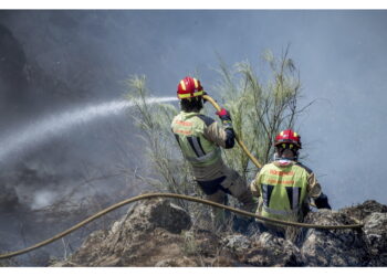 Fiamme in provincia di Toledo