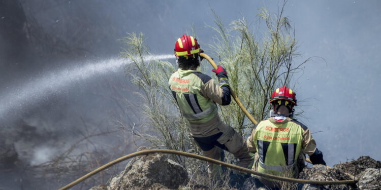 Fiamme in provincia di Toledo