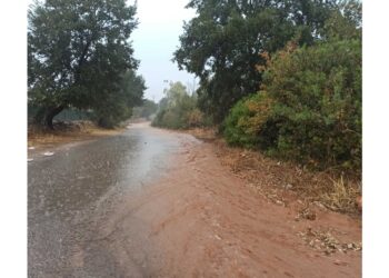 Allagati terreni e strade a Ceglie Messapica