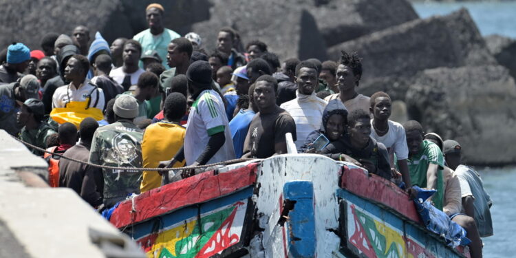 Sbarcati nel porto di La Restinga dell'isola di El Hierro