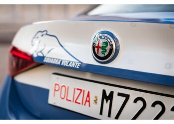 Intervento della polizia. E' stato un tentativo di rapina