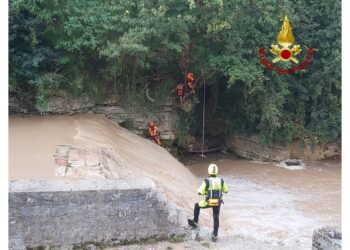 Intervento dei vigili del fuoco nel Vicentino