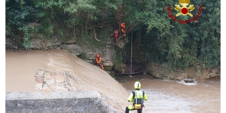 Intervento dei vigili del fuoco nel Vicentino