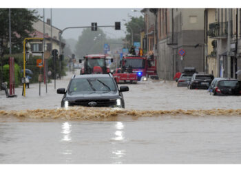 Il livello del fiume è salito