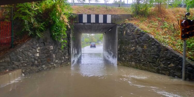 A Muggia è esondato il Rio Menariolo