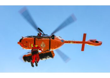 Difficile intervento del soccorso alpino e dell'elisoccorso