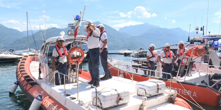 Guardia costiera sul Lago di Como