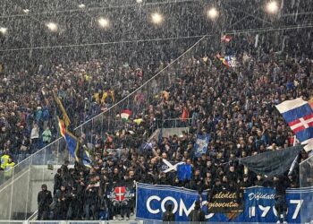 I tifosi azzurri a Bergamo