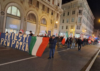 Alla manifestazione 'Trieste Pro Patria' solo 150 persone