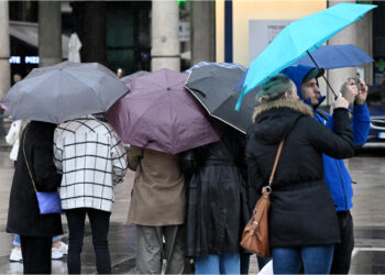 Martedì 8 precipitazioni abbondanti sul Nord e sul Centro