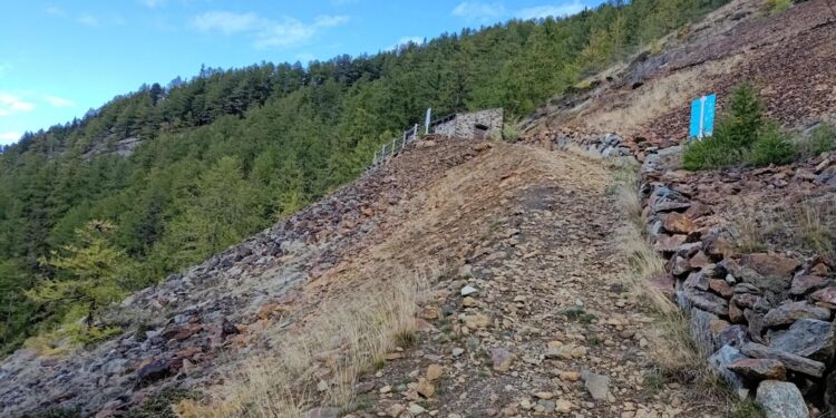 Il corpo era in fondo a un salto di roccia