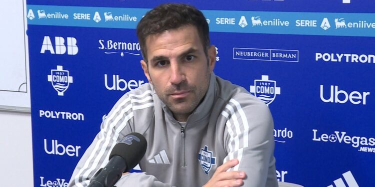 Cesc Fabregas, allenatore del Como