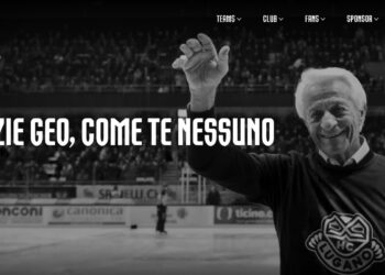 Il tributo a Geo Mantegazza dell'Hockey Club Lugano