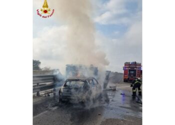 Sul posto vigili del fuoco e carabinieri