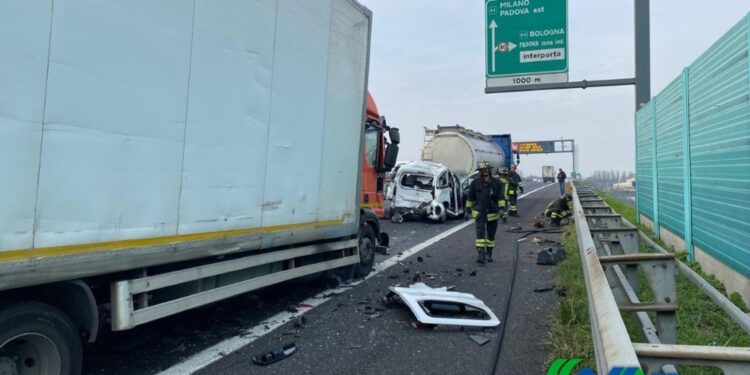 L'incidente nel padovano