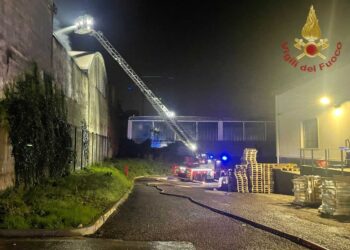 Lo stabile sgomberato dalle persone