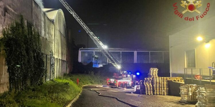 Lo stabile sgomberato dalle persone