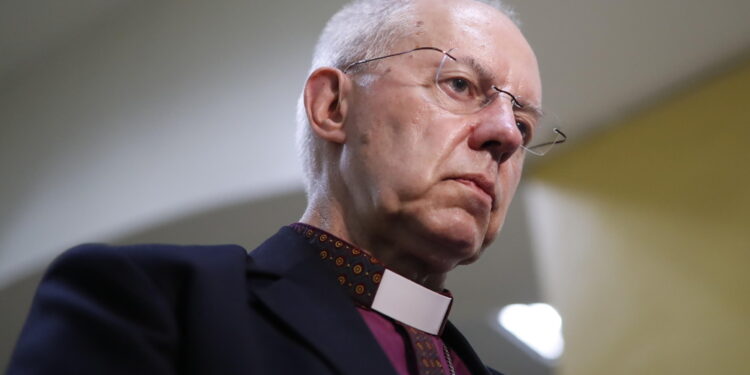 Welby in carica come primate della chiesa d'Inghilterra dal 2013