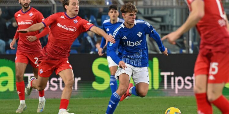 Nico Paz in azione contro la Fiorentina (foto Roberto Colombo)