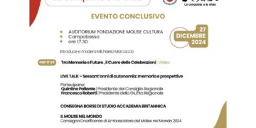 Venerdì 27 ultimo appuntamento delle iniziative per l'evento