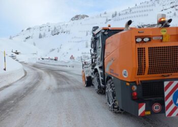 Limite delle nevicate a 600 metri e domenica traffico di rientro