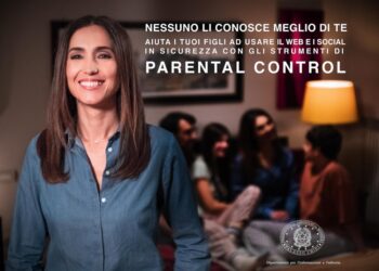 Spot con Caterina Balivo per l'uso del parental control