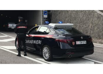 I carabinieri cercano un furgone di colore chiaro