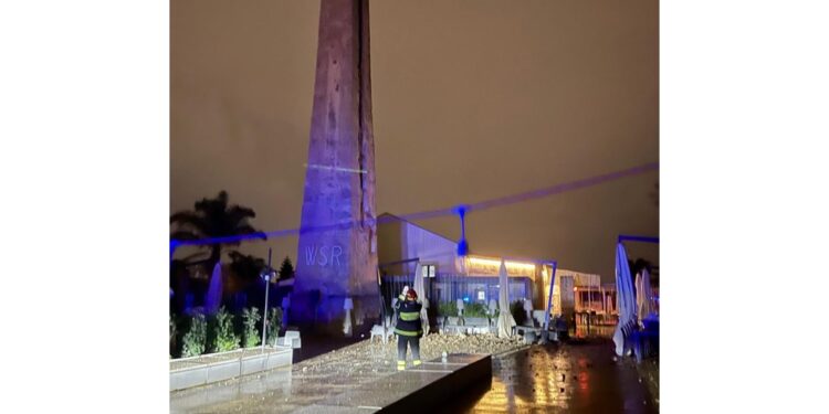 Incidente nel corso di un nubifragio a Palermo