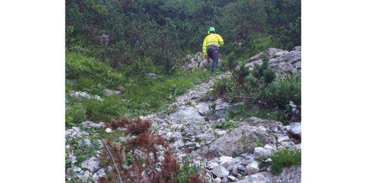 L'incidente su un sentiero nella zona dell'Altopiano di Asiago