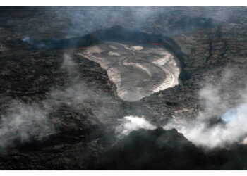 Si verifica in un'area chiusa del parco nazionale dei vulcani