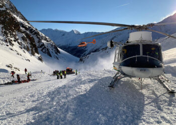 Difficile intervento di recupero in Val Senales