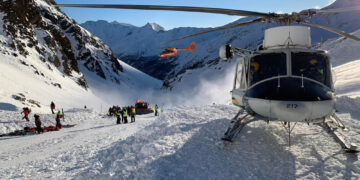 Difficile intervento di recupero in Val Senales